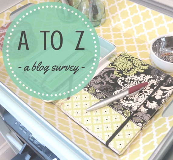 A to Z Blog Survey