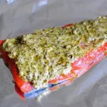 Simple Pesto Salmon