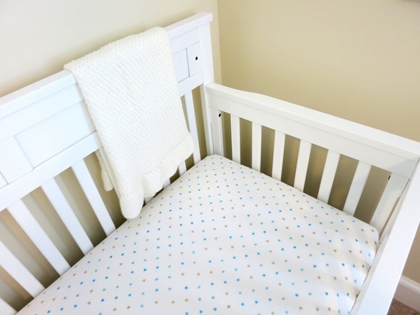 White Nursery Crib