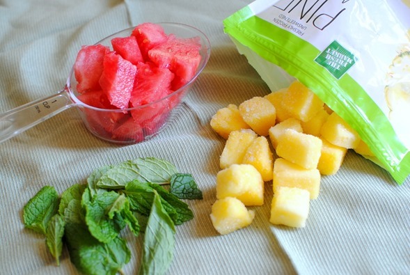 pineapple watermelon mint