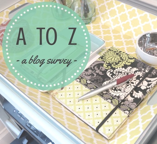 A to Z blog survey