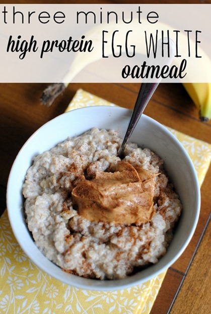 Egg White Oatmeal Egg White Oatmeal