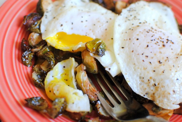 Eggs and Brussels Sprouts