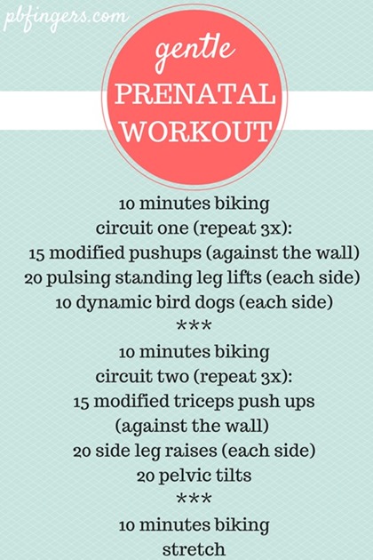 Gentle Prenatal Workout