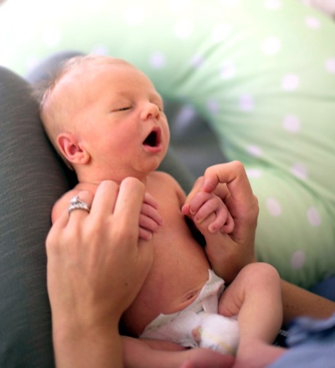 baby yawn
