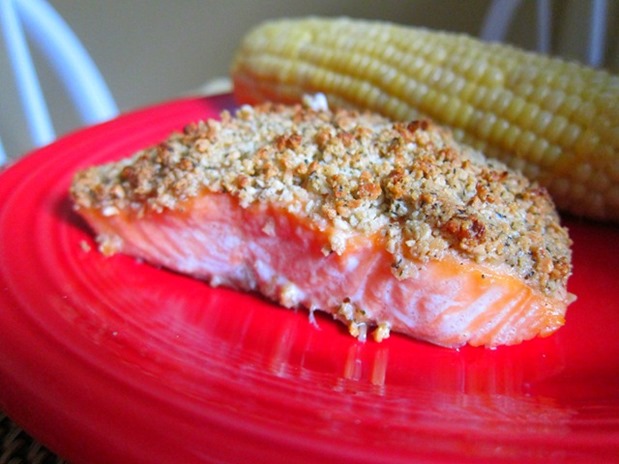 Cashew Crusted Salmon