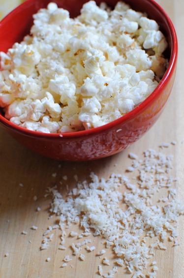 Coconut Dessert Popcorn For One Recipe
