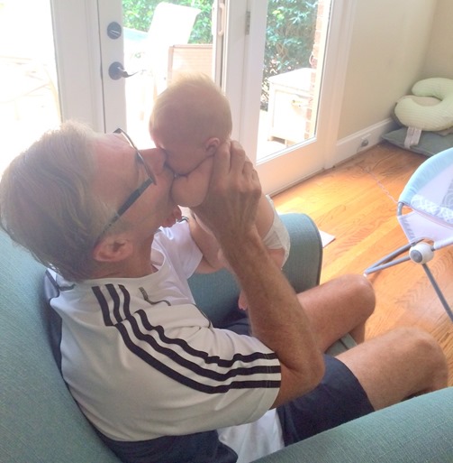 grandpa and baby