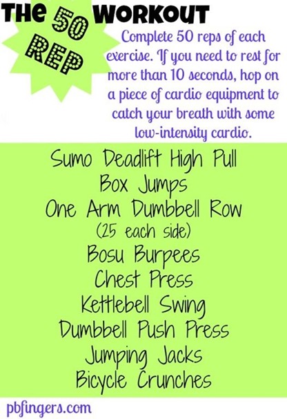 50 Rep Total Body Workout