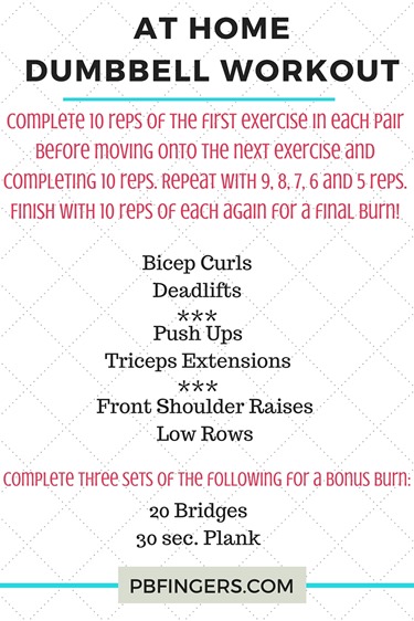 AT HOME DUMBBELL WORKOUT