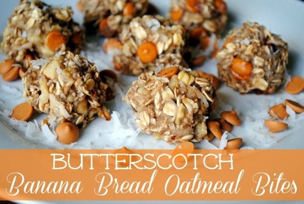 Banana Butterscotch Bites
