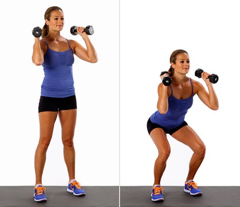 Dumbbell Squats