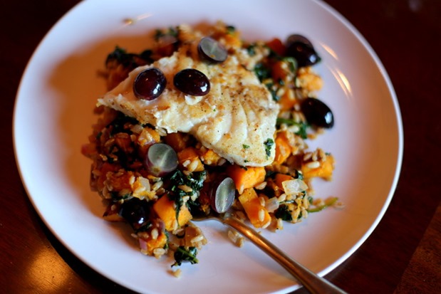 Fish and Butternunt Squash