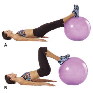 Hamstring Ball Curls