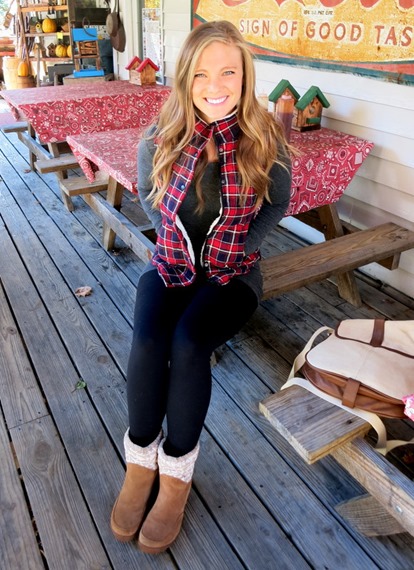 Plaid Vest