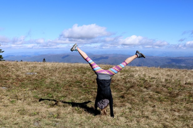 cartwheel mountaintop