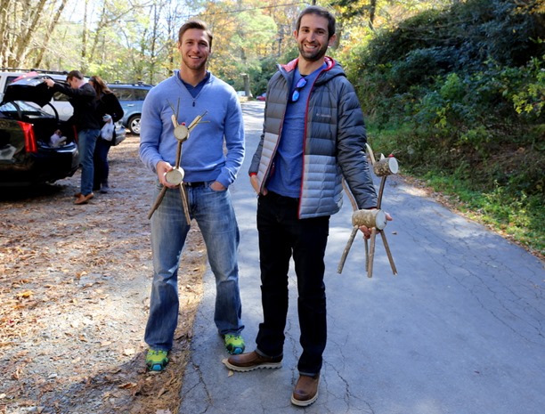 guys with reindeer