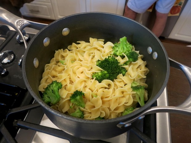 pasta and broccoli