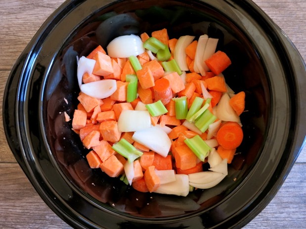 Easy Slow Cooker Sweet Potato Soup