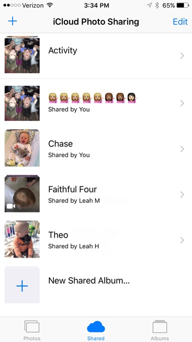 Photo Streaming