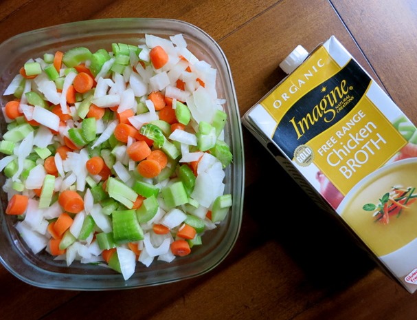 Vegetable Soup Food Prep