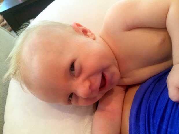 mischevious baby