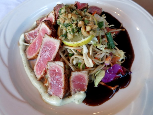 restaurant x ahi tuna soba noodles