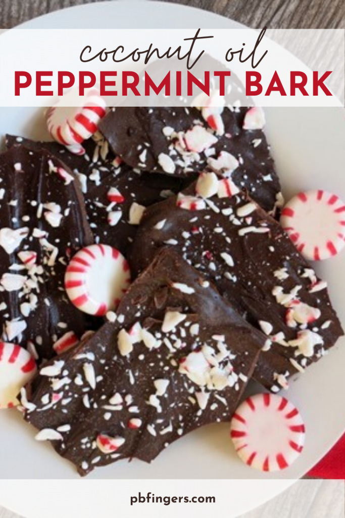 Coconut Oil Peppermint Bark