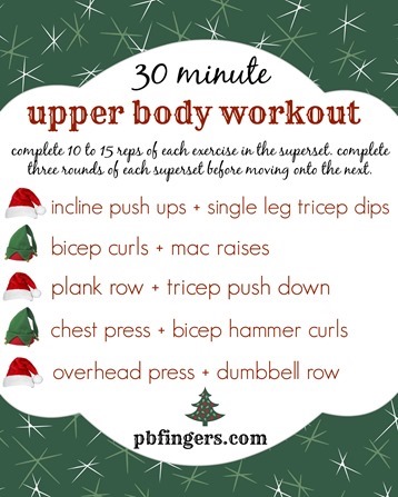 30 minute upper body workout