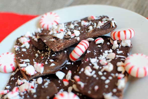 Coconut Oil Peppermint Bark