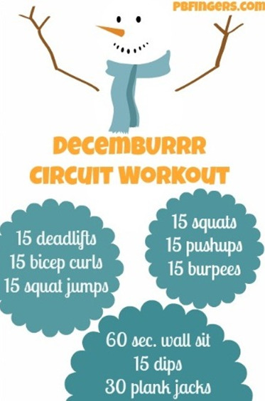 Decemburrr Circuit Workout