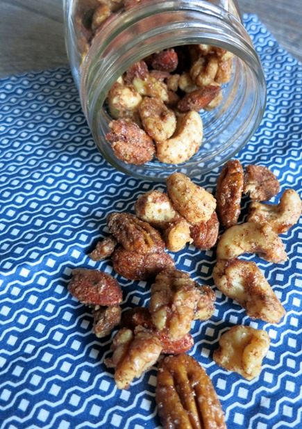 Holiday Spiced Nuts - Peanut Butter Fingers