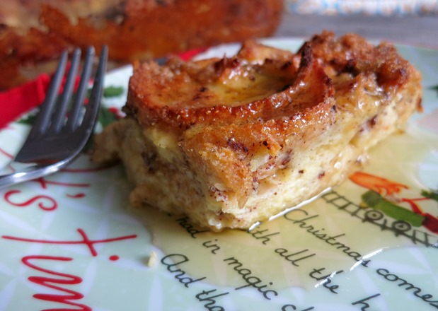 Easy Eggnog French Toast Casserole