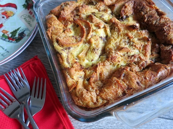 Eggnog French Toast Casserole - Great Christmas morning breakfast!