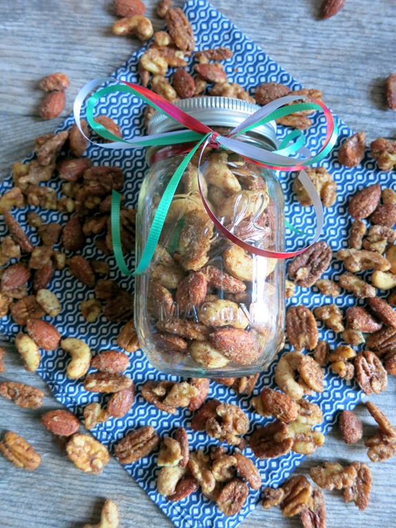 Holiday Spiced Nuts - Peanut Butter Fingers