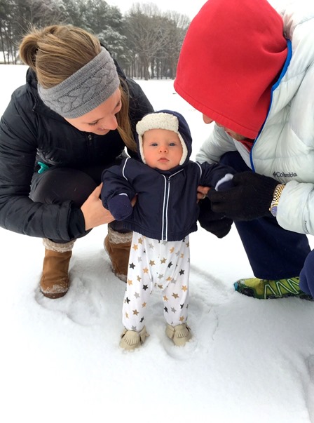 Baby's First Snow Day