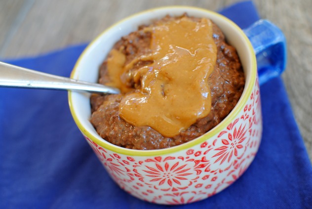 Chocolate Peanut Butter Chia Seed Pudding
