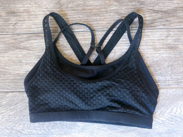 Lorna Jane Black Strappy Sports Bra