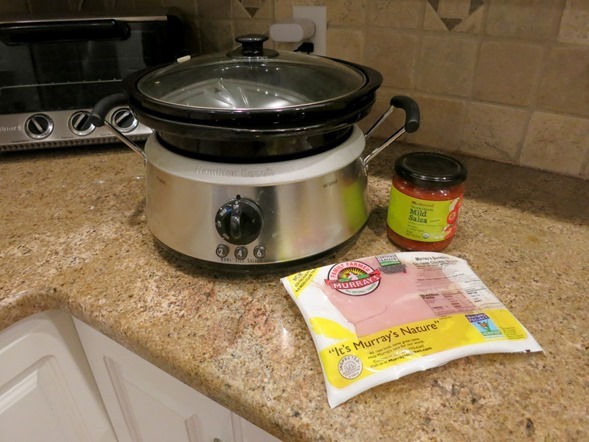 The EASIEST Crock Pot Salsa Chicken