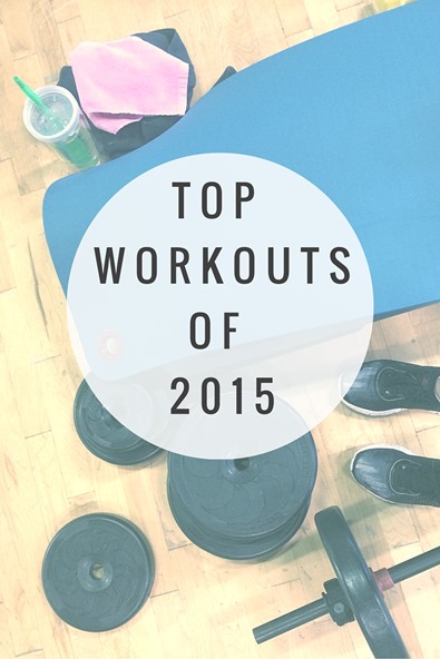 Top Workouts of 2015 - A collection of sweaty workouts! Everything from treadmill workouts to strength training and boot camp workouts!