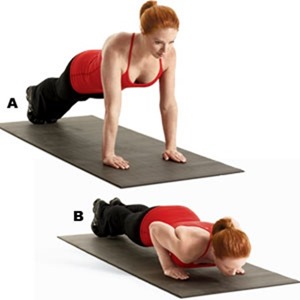 Triceps Push Ups