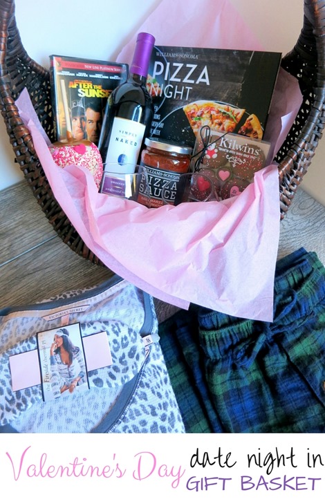Valentine's Day Gift Idea - Date Night In Gift Basket