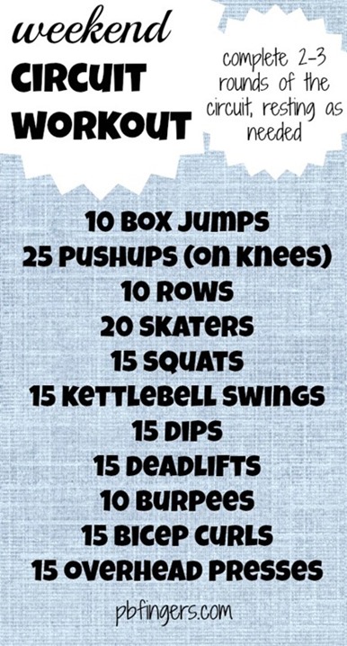 Weekend Circuit Workout