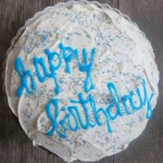 homemade birthday cake