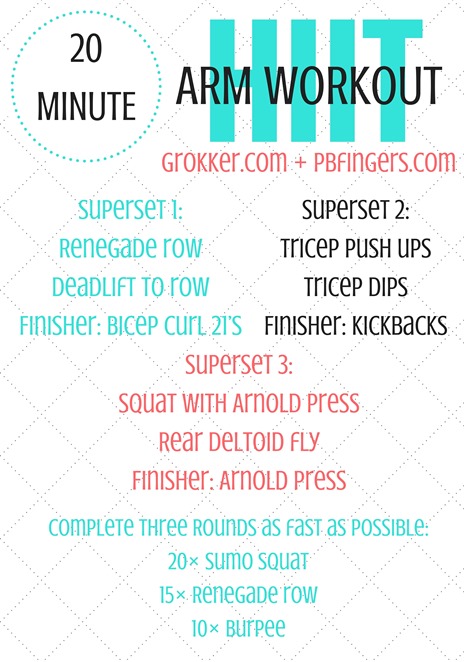 20 Minute HIIT Arm Workout