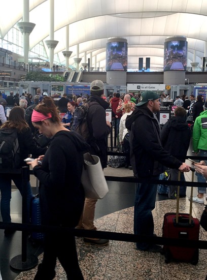 Airport Security Line Colorado