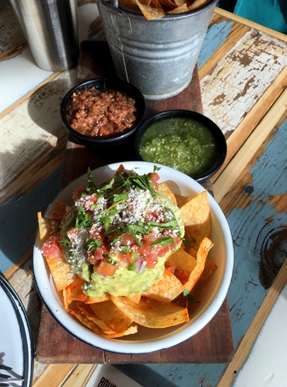 Dos Santos chips and guacamole