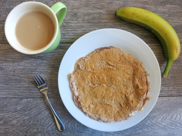 Egg White Oatmeal Pancake Breakfast