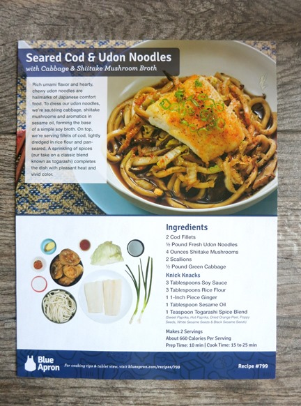 Seared Cod and Udon Noodles