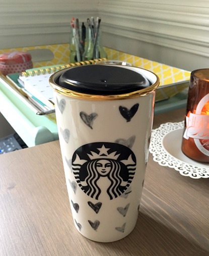 Starbucks Heart Tumbler